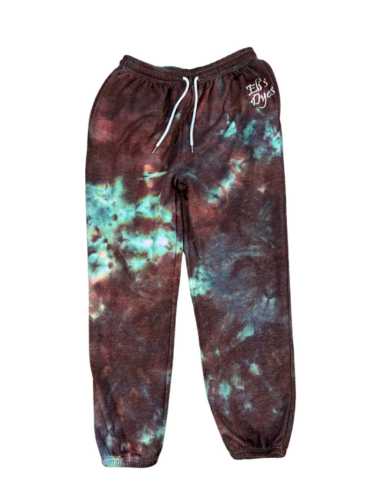 Muddy Galaxy Sweatpants – Hand-Dyed Cosmic Comfort by Eli’s Dyes