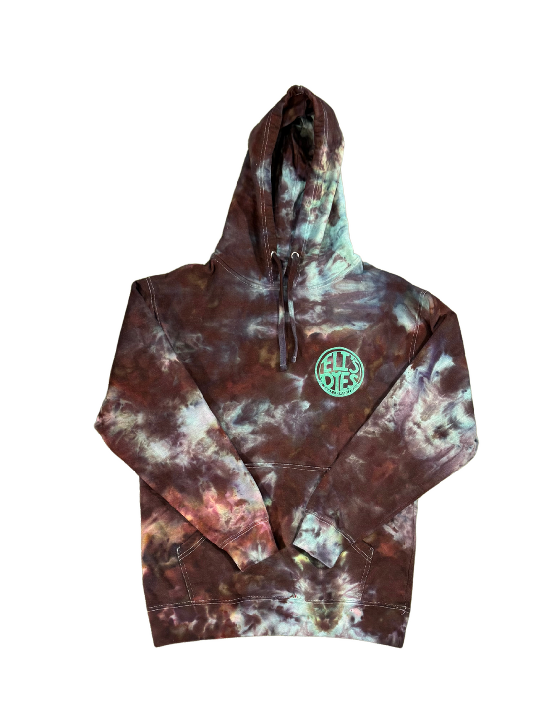 Muddy Galaxy Hoodie by Eli’s Dyes – Hand-Dyed Cosmic Comfort for All Sizes