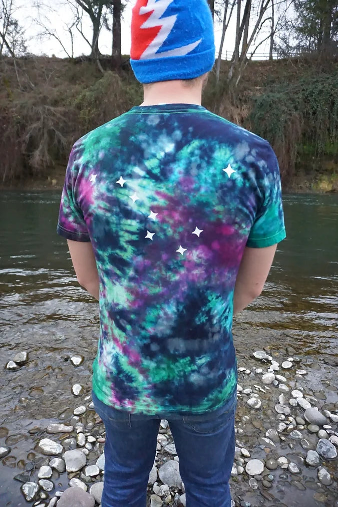 Northern Lights Inspired Tee: Celebrate Alaska's Magical Skies and the Big Dipper