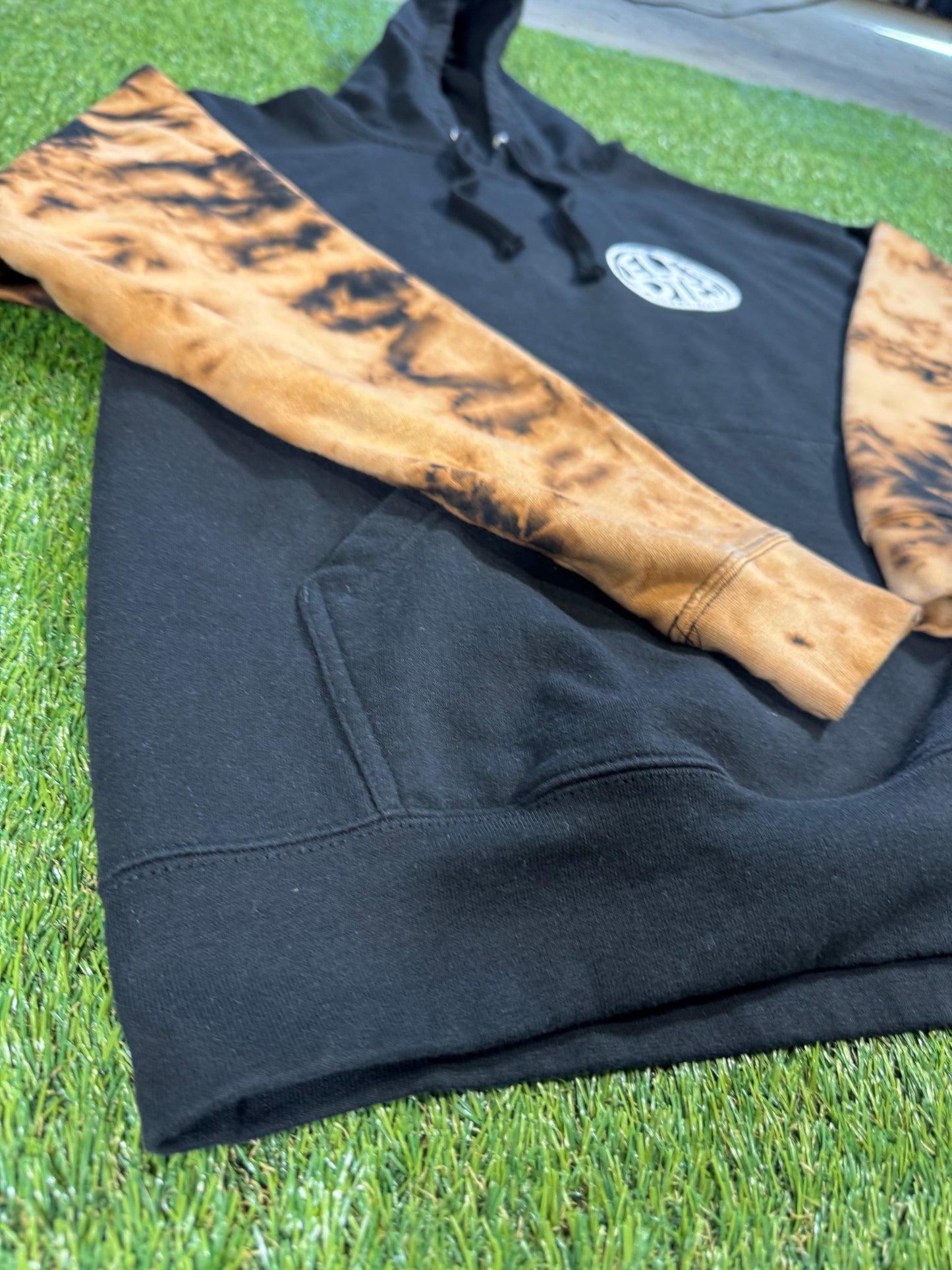 Bleached Sleeves Hoodie