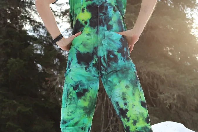 Tie-Dye Overalls