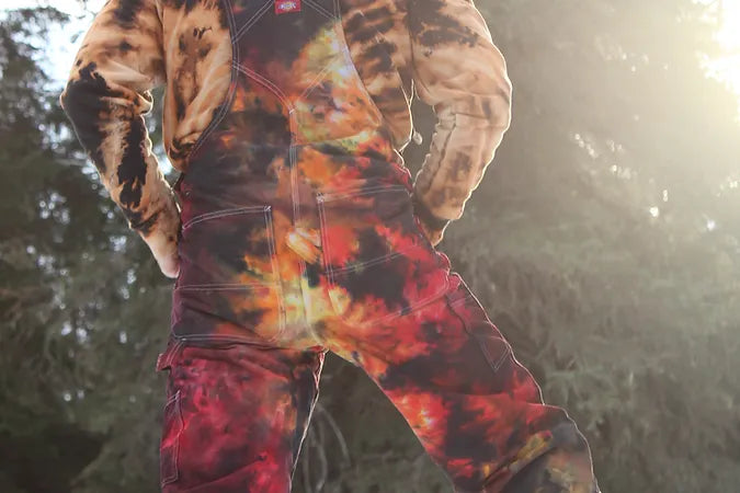 Tie-Dye Overalls