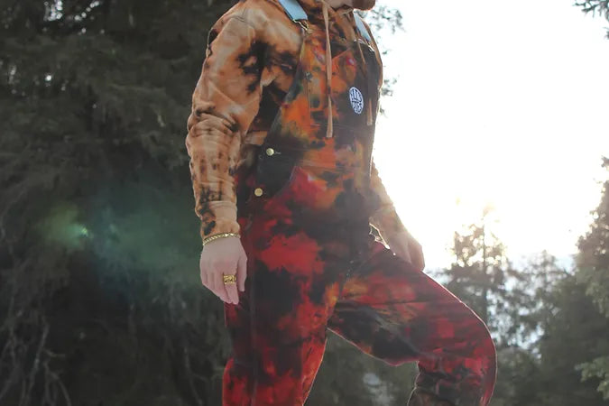 Tie-Dye Overalls