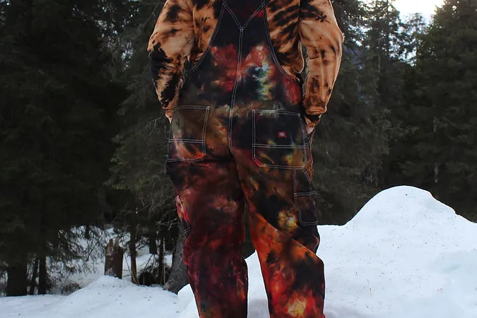 Tie-Dye Overalls
