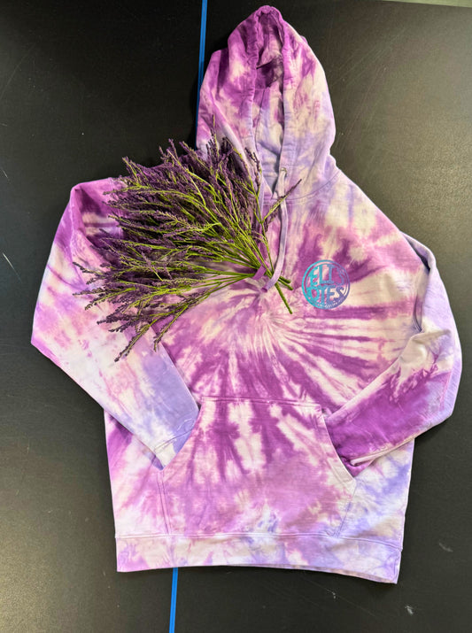 Lavender Fields Pastel Hoodie – Spring-Inspired, Hand-Dyed, and Limited Edition