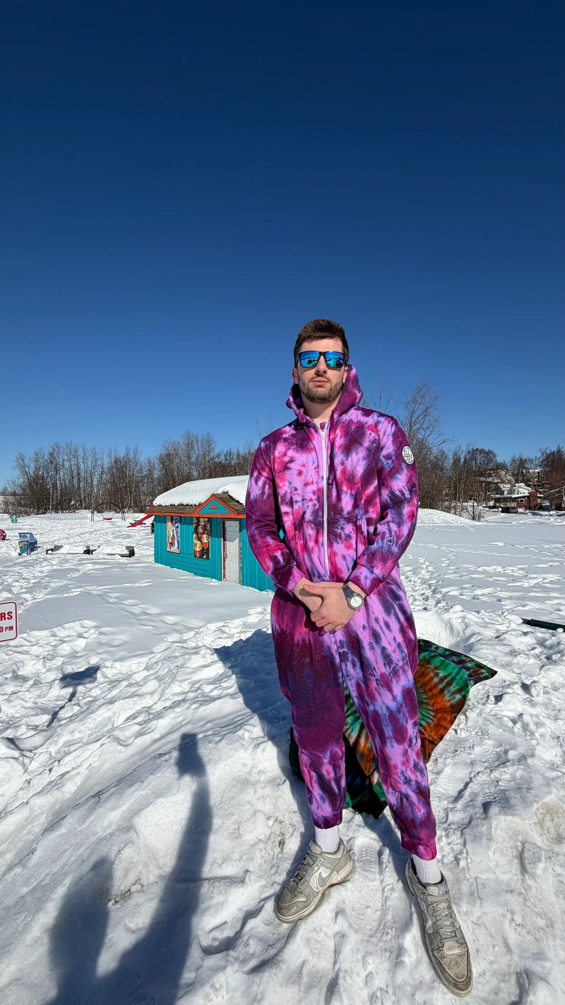 Pinked Out Onesie by Eli’s Dyes – Comfort You Can Live In