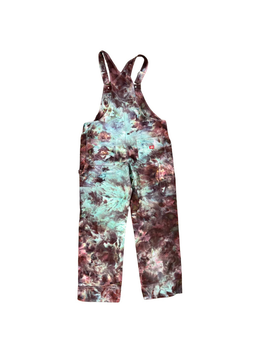 Muddy Galaxy Ice Dye Overalls | Limited Edition Hand-Dyed Wearable Art