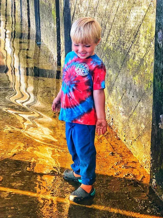 Kid's Custom Tie-Dye T-Shirt | Handmade Colorful Cotton Shirt