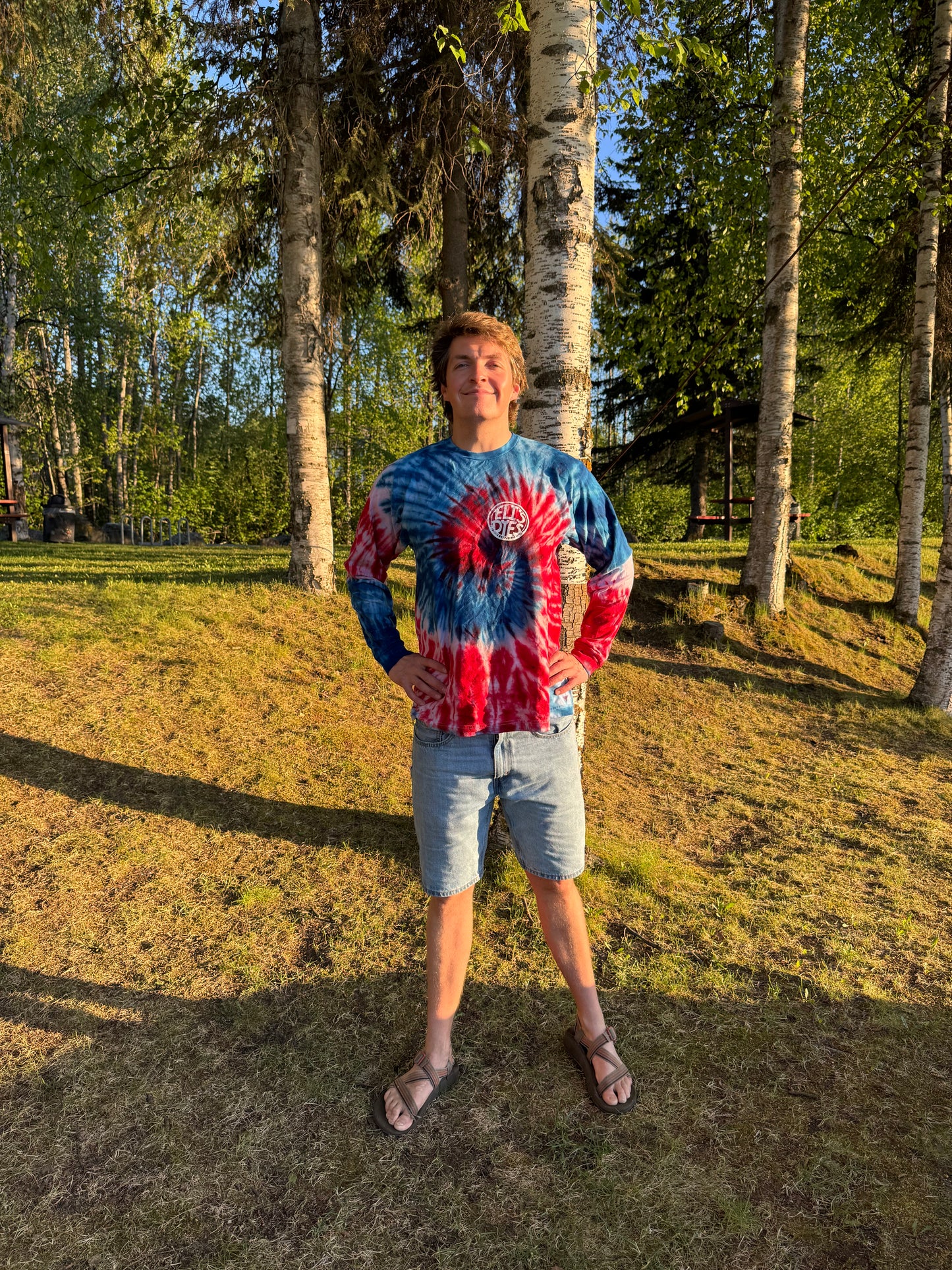 Red, White, and Blue long sleeve