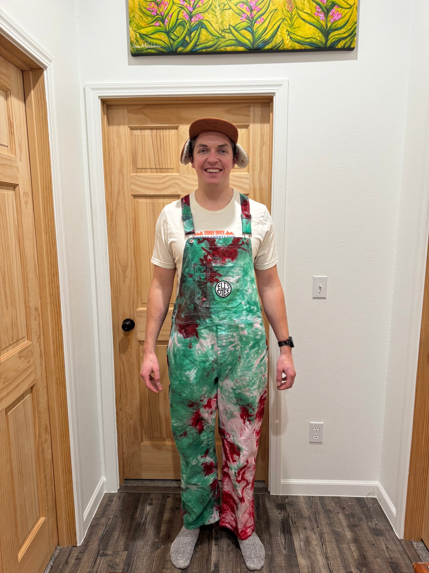 Xmas themed overalls