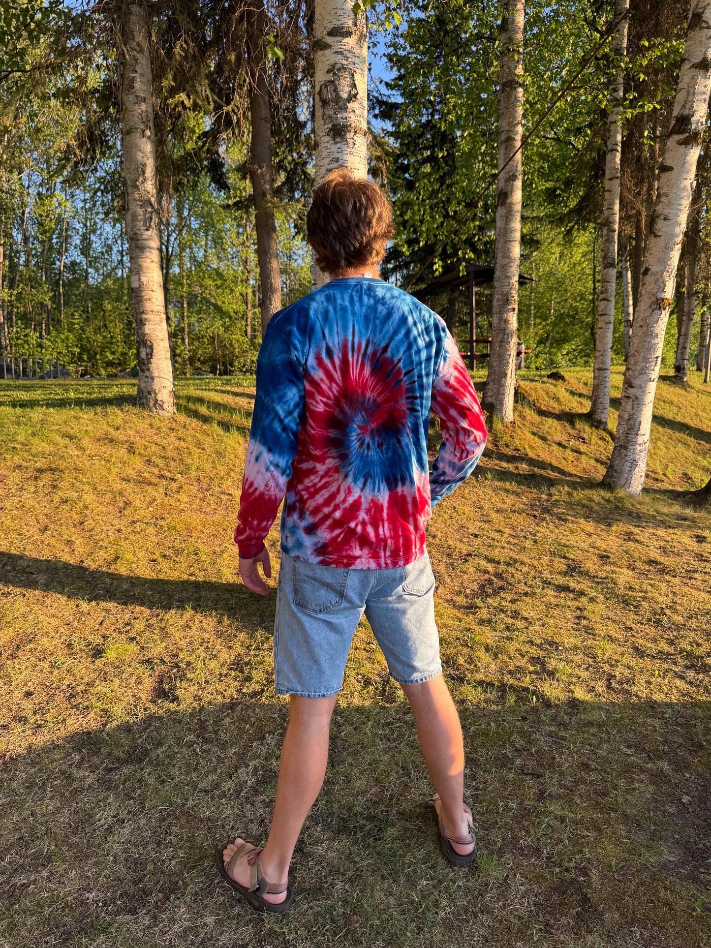 Red, White, and Blue long sleeve